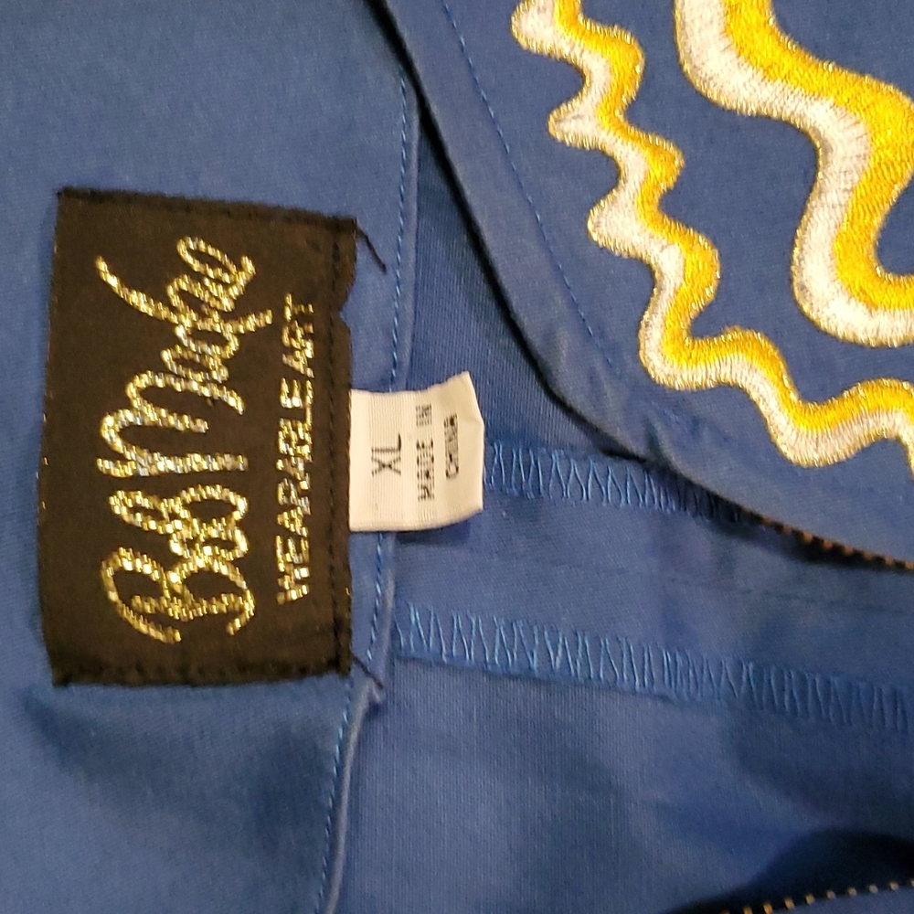 Bob Mackie wearable art XL embridered jacket w/ pants- 4 items total! - Picture 7 of 11